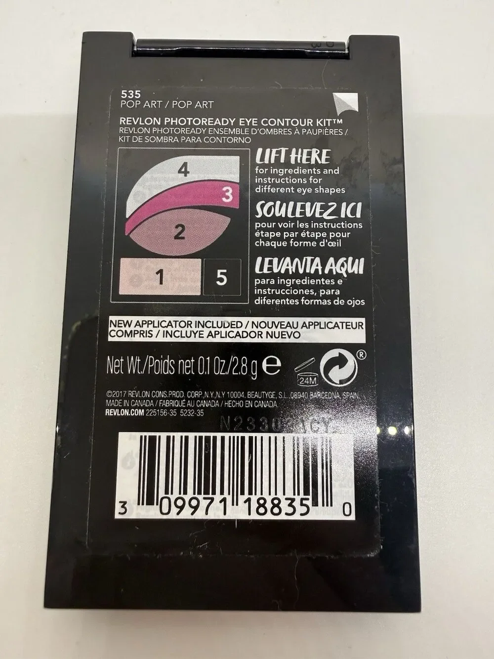 Revlon PhotoReady Eye Contour Kit 535 Pop Art, 503 Pink Brown Eyeshadow‎ Palette